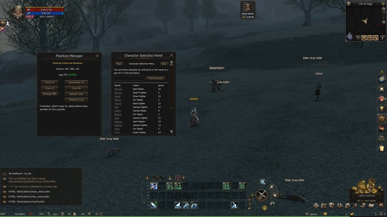 L2 Phantom AI Manager prueba de servidor