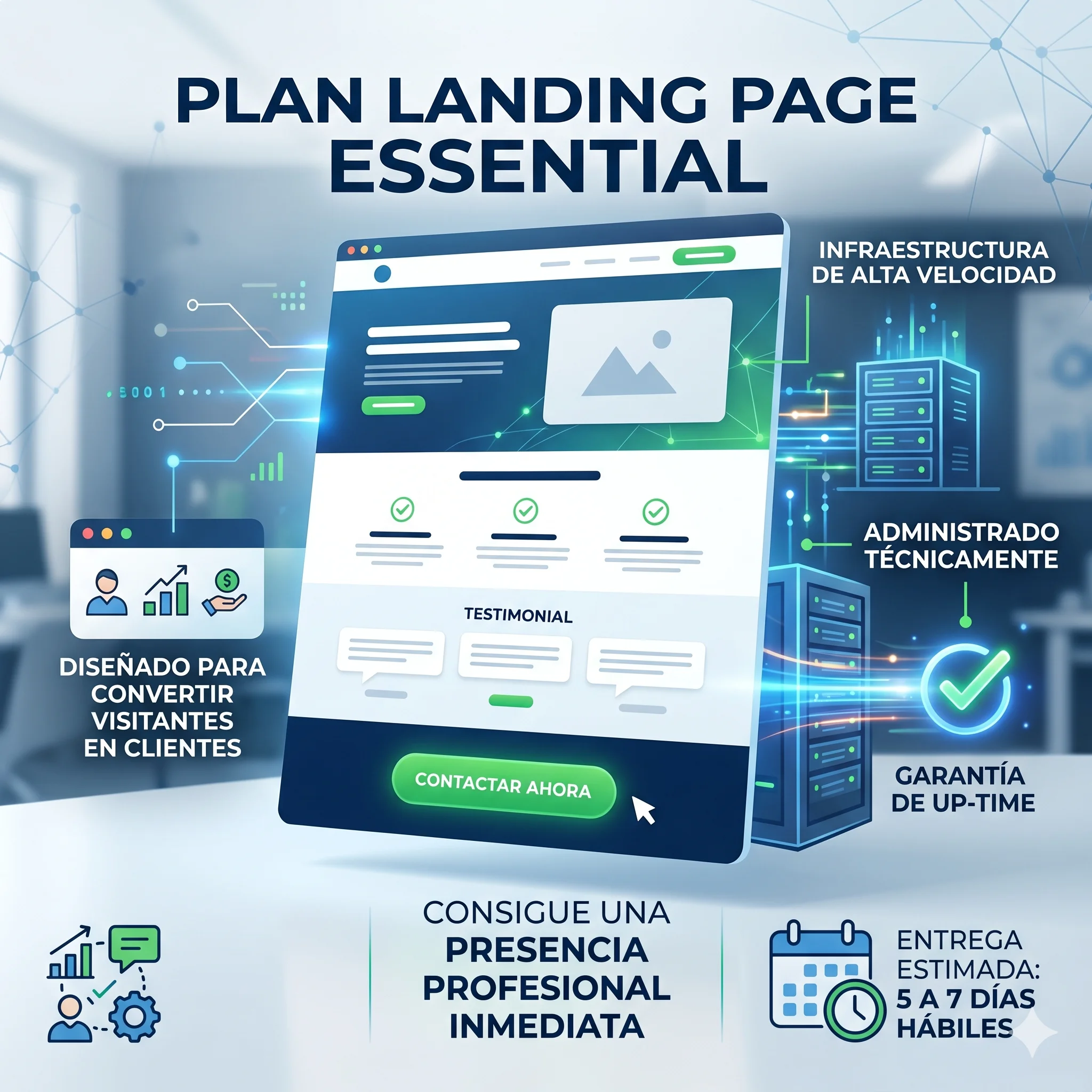 Diseno de landing page profesional optimizada para conversion por MiaCodeWEB
